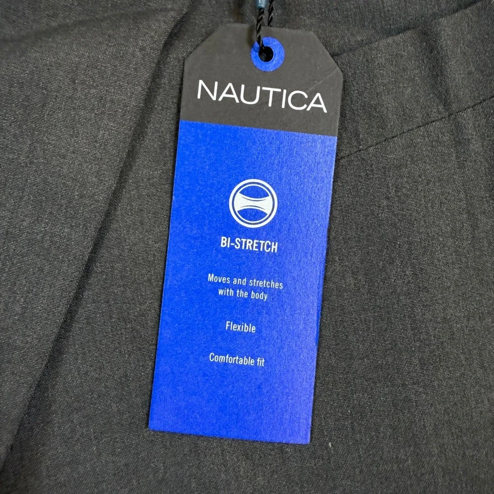 Nautica Mens 54R W48 Charcoal Gray 2-Piece Modern Fit Bi-Stretch Suit NA000276